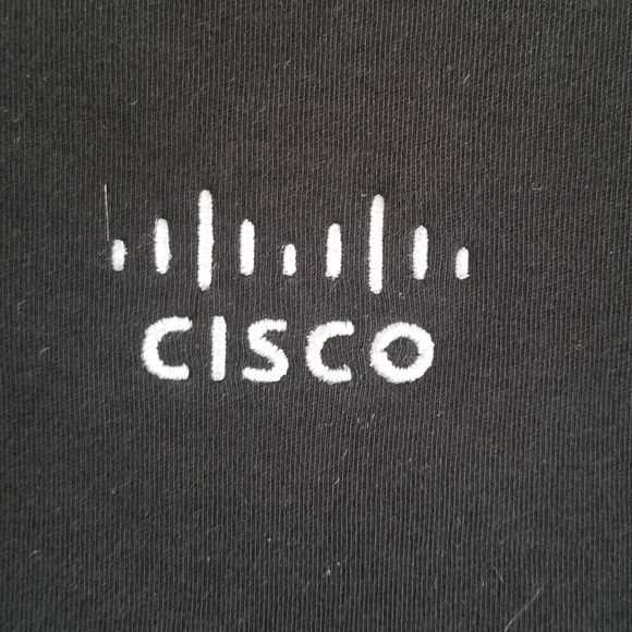 CISCO Women's Polo Shirt, Black, 100% Pima Cotton 2X / XXL - Picture 3 of 4